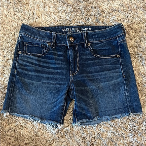 American Eagle Outfitters Pants - American Eagle Outfitters Dark Blue Jean Shorts